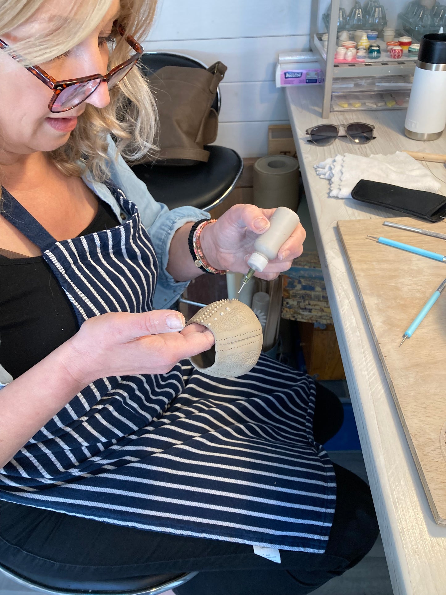 Adults 2 hours private Ceramics workshop - choose your day, time and project