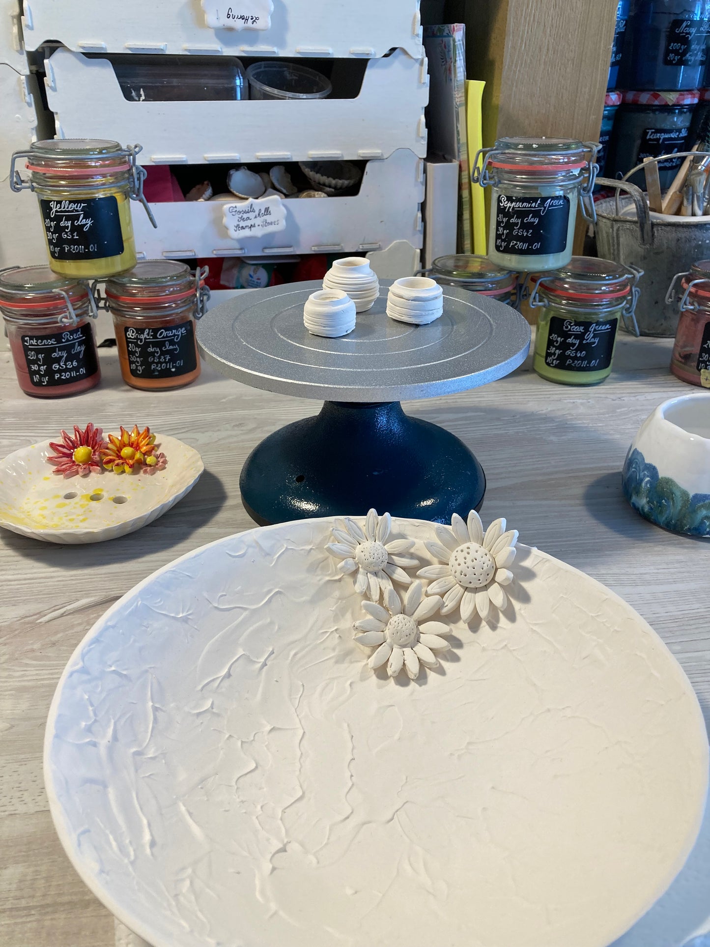 Slip cast bowl with 3D detail - Private Workshop - Choose your day and time.