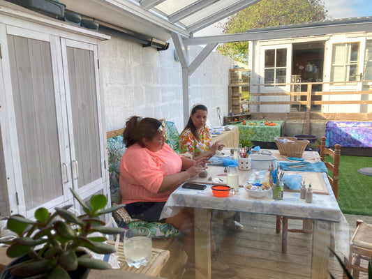 Summer Ceramics Workshops alfresco.