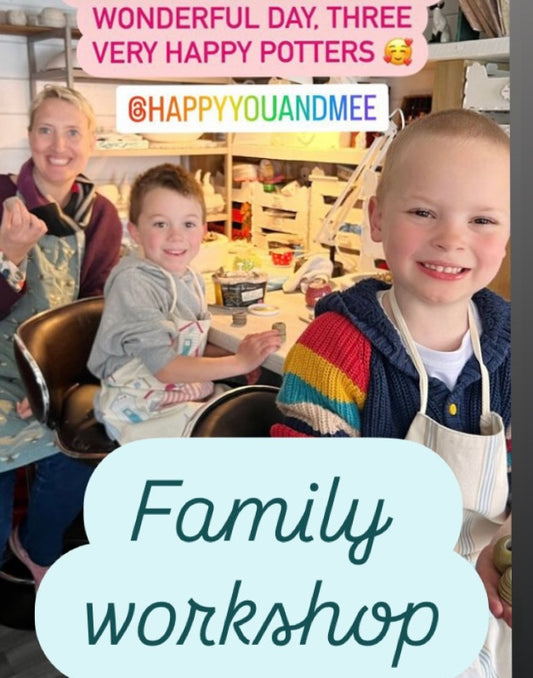 Friends and family 2 hours workshop - Private workshop - choose your day and time - accompanying adults can book too.