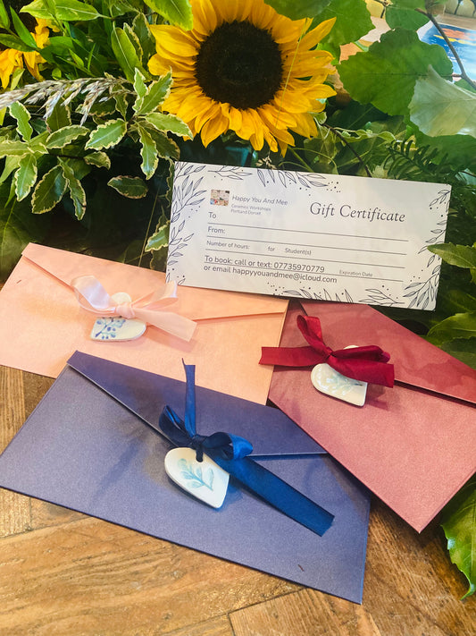 Gift voucher by post