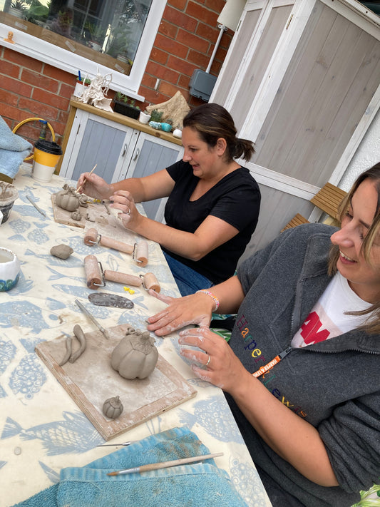 For 2 Adults, 2 hours private Ceramics workshop - choose your day, time and project - 2 people